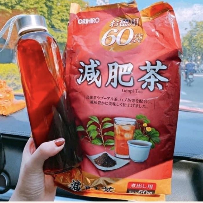 Cách uống trà giảm cân của Nhật Genpi Tea rất đơn giản